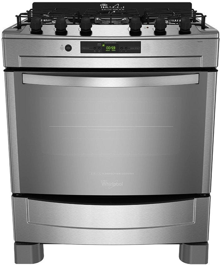 Eficiencia energética A Cocina 5 hornallas a gas Whirlpool Gourmand